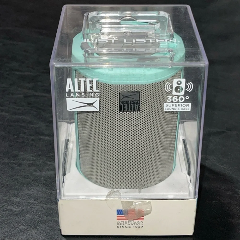 Altec Lansing turquoise Bluetooth Speaker
